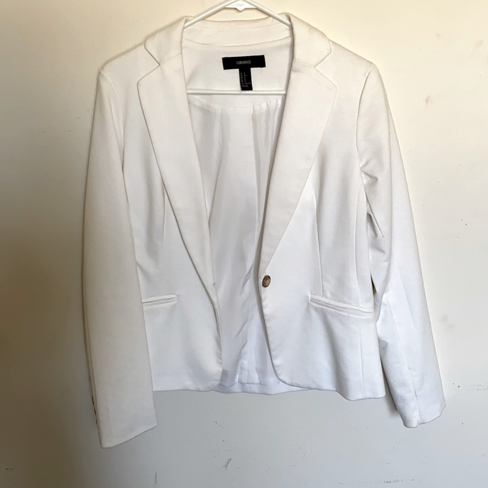Classy White Blazer